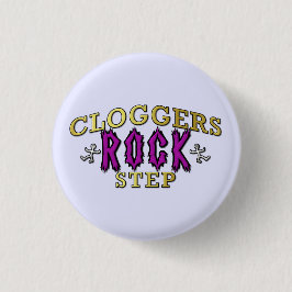 Cloggersの石のステップ詰るダンス 缶バッジ