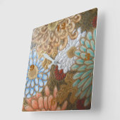 Cloisonneの正方形の柱時計 スクエア壁時計 (傾斜)