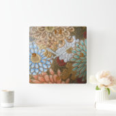 Cloisonneの正方形の柱時計 スクエア壁時計 (ホーム)