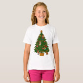 Cloisonne Art Christmas Tree Character Ornaments Tシャツ (正面フル)