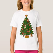 Cloisonne Art Christmas Tree Character Ornaments Tシャツ (正面)