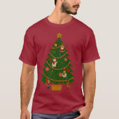 Cloisonne Art Christmas Tree Character Ornaments Tシャツ (正面)
