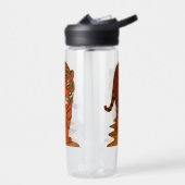 Cloisonne Art Tiger on the Jungle Path ウォーターボトル (左面)