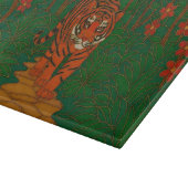 Cloisonne Art Tiger on the Jungle Path カッティングボード (角)