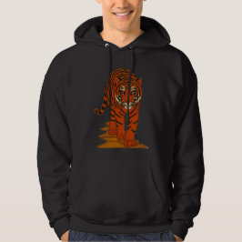 Cloisonne Art Tiger on the Jungle Path パーカ