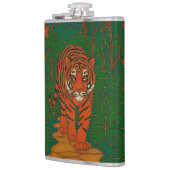 Cloisonne Art Tiger on the Jungle Path フラスク (左)