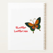 Cloisonne Art Tiger on the Jungle Path プランナー手帳 (裏面)