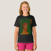 Cloisonne Art Tiger on the Jungle Path Tシャツ (正面フル)