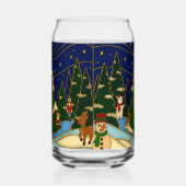 Cloisonne Art Whimsical Forest Classic Christmas ガラス缶 (右)