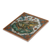 Cloisonne Frog on Lily Pad タイル (側面)