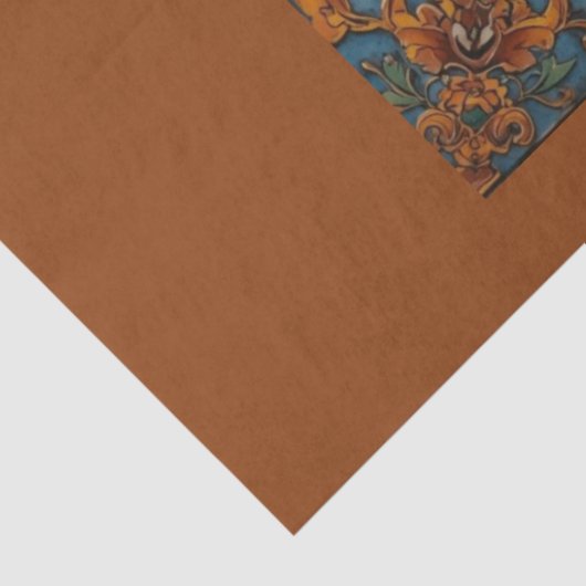 Cloisonne Frog on Lily Pad Tissue & Decoupage Pape 薄葉紙 (詳細)