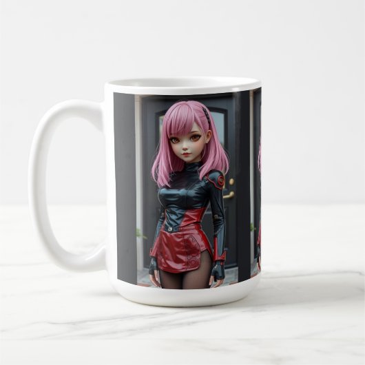 Clone Cyborg Girl コーヒーマグカップ (左)
