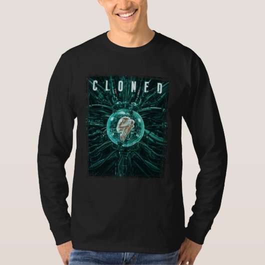 Cloned Cyberpunk Science Fiction Sci fi Gamer Tシャツ (正面)