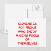 CLONING.png ポストカード (正面/裏面)