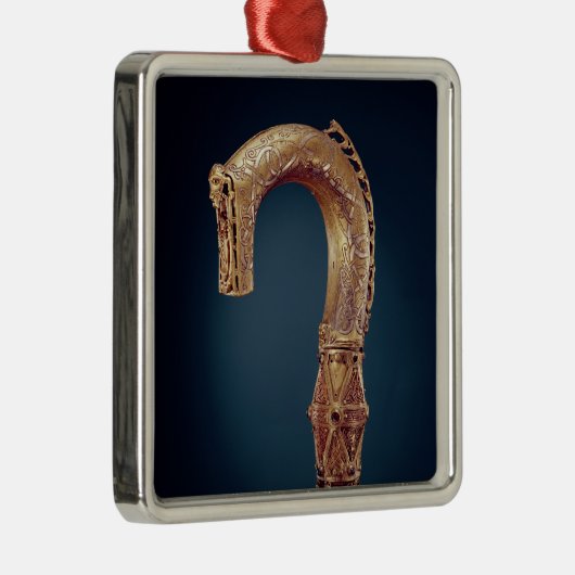 Clonmacnoiseの司教杖、郡オファリーのバイキングの年齢 メタルオーナメント (右)