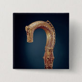 Clonmacnoiseの司教杖、郡オファリーのバイキングの年齢 缶バッジ (正面)