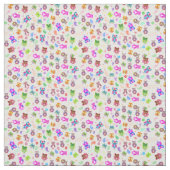 Clorfulの虹のフクロウ ファブリック (見本)