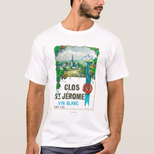 Clos St. JermoeのワインLabelEurope Tシャツ