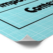 Closeの文字ポスターに注釈を読付ける ポスター (角)