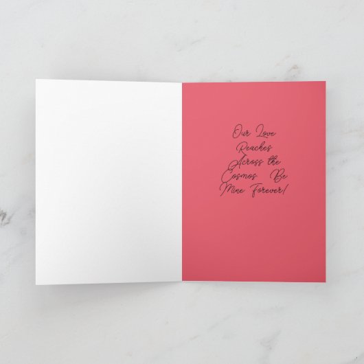 Close Encounter Valentine Dayカード カード (内部)