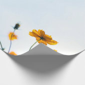 Close shot of yellow flowers ラッピングペーパー (角)