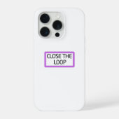 Close the Loop | Heavy-Duty iPhone iPhoneケース (裏面)