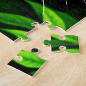 Close-Up Jaguar Leopard Face with Green Eyes ジグソーパズル (側面)