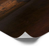 Close up of antique golf clubs and golf ball ポスター (角)