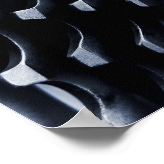 Close up of bicycle gears ポスター (角)