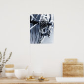 Close up of bicycle gears 2 ポスター (キッチン)