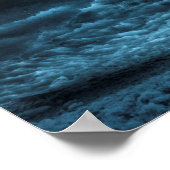 Close up of blue ice, Iceland ポスター (角)