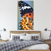 Close up of butterfly wings キャンバスプリント (インサイチュ (寝室))