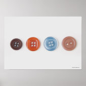Close-up of buttons ポスター (正面)