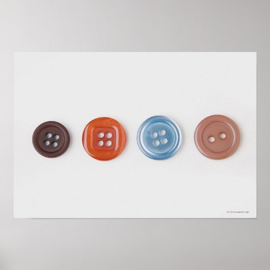 Close-up of buttons ポスター (正面)