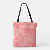 Close up of pink wrinkle crumpled old with paper p トートバッグ (裏面)