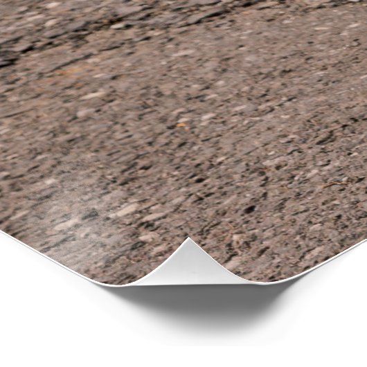 Close up of wooden Alphorn ポスター (コーナー)