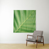 Close up photo of green leaf タペストリー (インサイチュ(横))