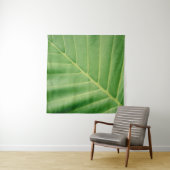 Close up photo of green leaf タペストリー (インサイチュ)