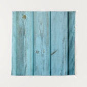 Close-up photo of green planks タペストリー (正面(横))