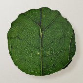 Close up photo of leaf ラウンドクッション (裏面)