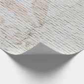 Close-up photo of Reebok logo on wall ラッピングペーパー (角)