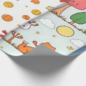 Close-Up Portrait of a Sweet-Faced Dog ラッピングペーパー (角)