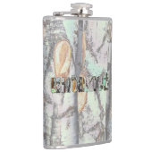 Close-up scene of birch log stumps, rustic charm フラスク (右)