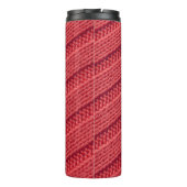 Close up stripy crochetテクスチャ。 タンブラー (裏面)