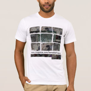 Close_Upsの格子- Tシャツ