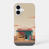 Closed Desert Stop iPhone 16ケース (裏面)