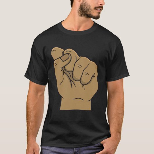 Closed Fist Resistance Opposition Tシャツ (正面)