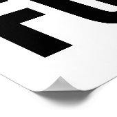 Closed for Business -カスタムプロフェッショナル表示 ポスター (角)