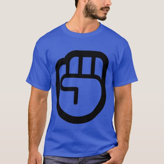 closed hand tシャツ (正面)