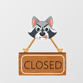 Closed Sign Window Cling ウィンドウサイン (シート)